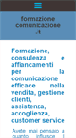 Mobile Screenshot of formazionecomunicazione.it