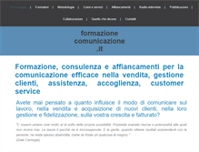 Tablet Screenshot of formazionecomunicazione.it